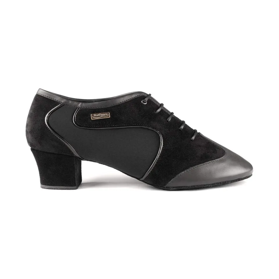 portdance-latin-pd014-pro-herrentanzschuhe-leder-schwarz-4-cm image 1
