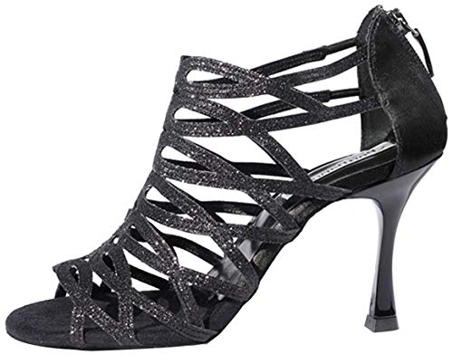 portdance-latin-pd803-pro-tanzschuhe-satin-schwarz-37-6cm image 7