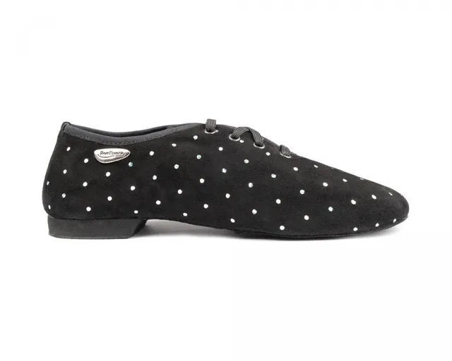 portdance-sneakers-pd-j001-tanzsneaker-schwarz-nubuck-rauhleder image 1