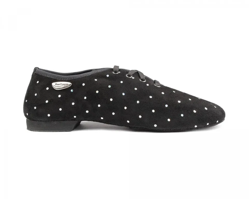 portdance-sneakers-pd-j001-tanzsneaker-schwarz-nubuck-rauhleder image 1