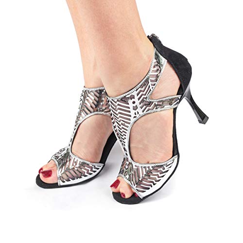 portdance-pd813-pro-standard-tanzschuhe-schwarz-silber image 8