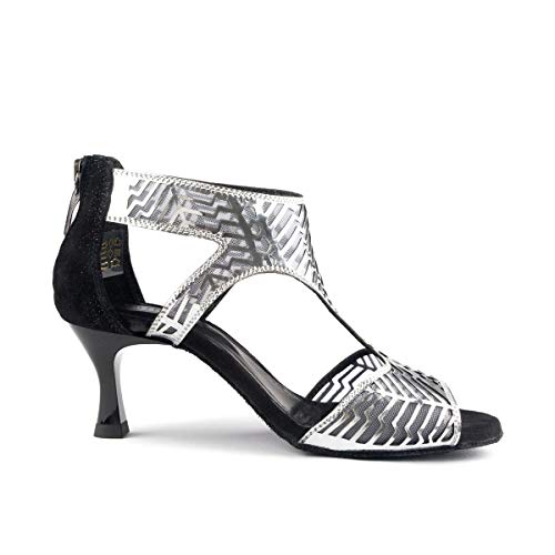 portdance-pd813-pro-standard-tanzschuhe-schwarz-silber image 6