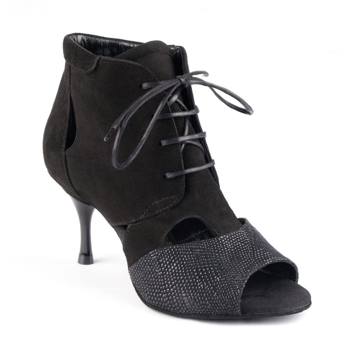 portdance-latin-pd809-pro-tanzschuhe-schwarz-nubuck-5-5-cm image 2
