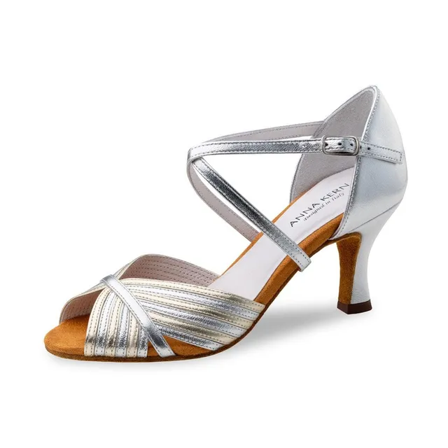 anna-kern-ninon-tanzschuhe-gold-silber-6-cm-flare image 1