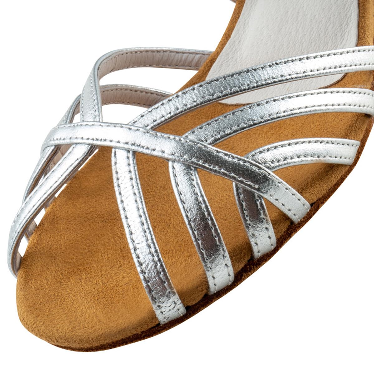 anna-kern-908-50-tanzschuhe-silber-leder-5cm-absatz image 4