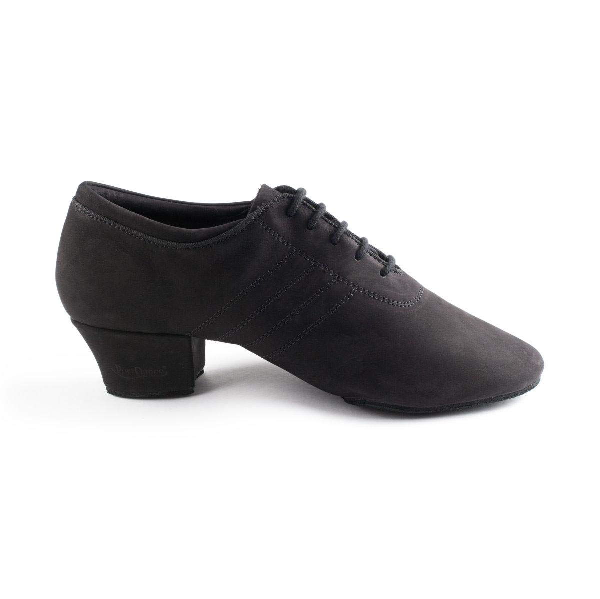 portdance-latin-pd008-herren-tanzschuhe-nubuk-schwarz image 1
